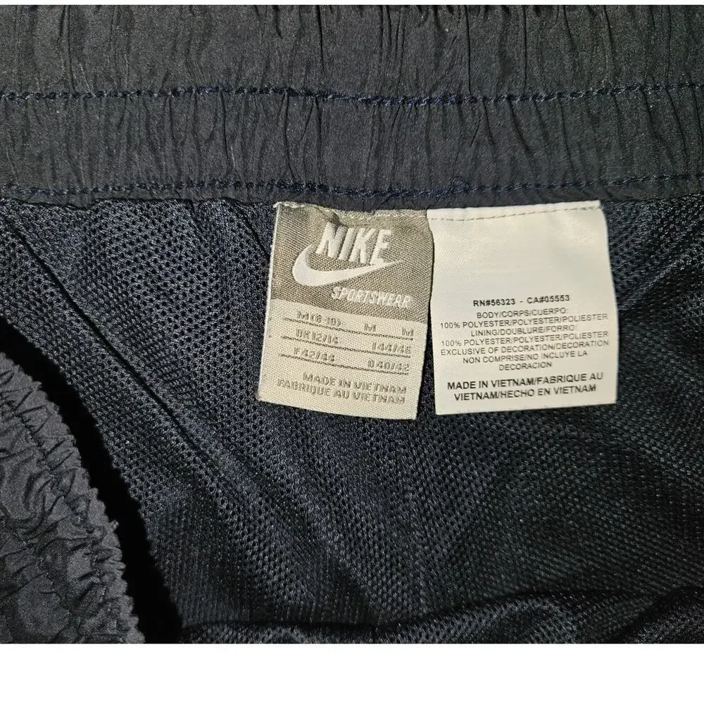 Women's Nike Gym Pant M 8-10 Elastic Waist Pull string, Wind pant, Mesh Lined